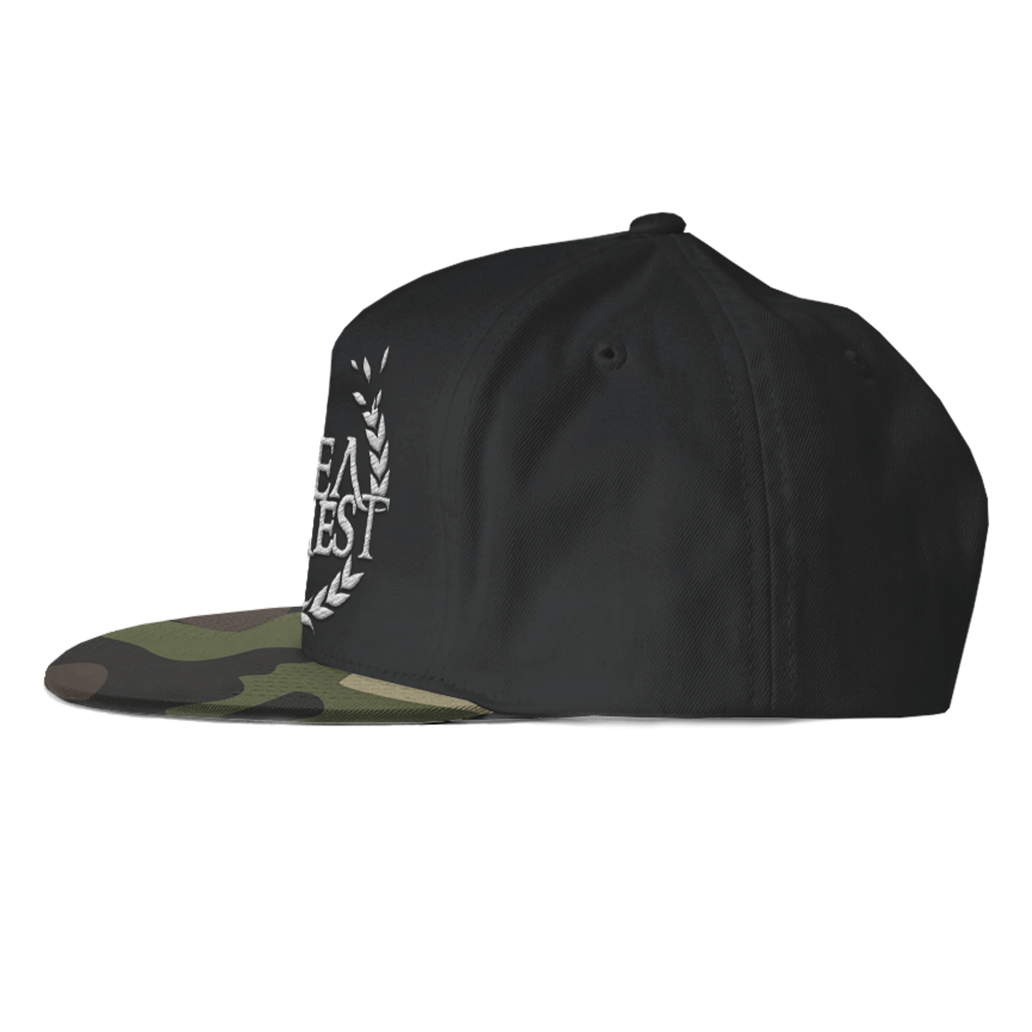 ALEA JACTA EST "Logo" Black Snapback Hat