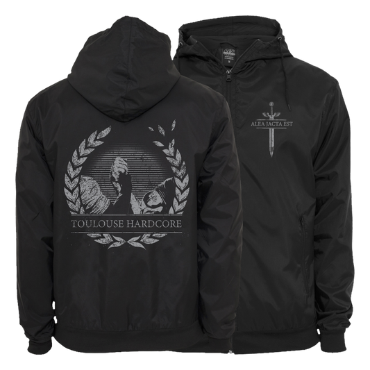 ALEA JACTA EST "Toulouse Hardcore" Black Windbreaker