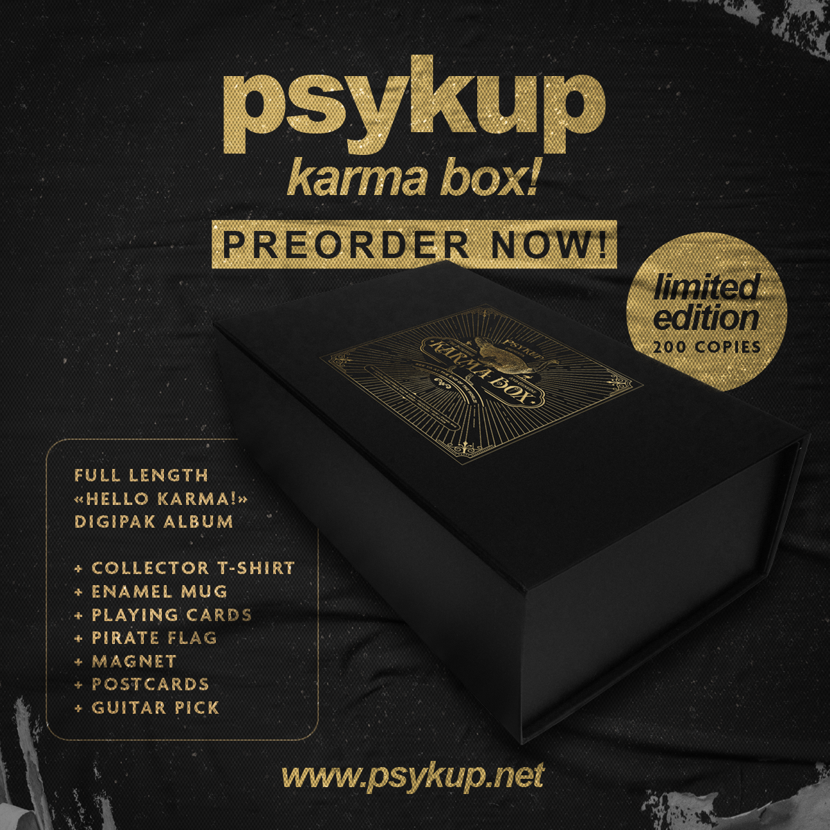PSYKUP - "Karma Box !" - Limited Edition